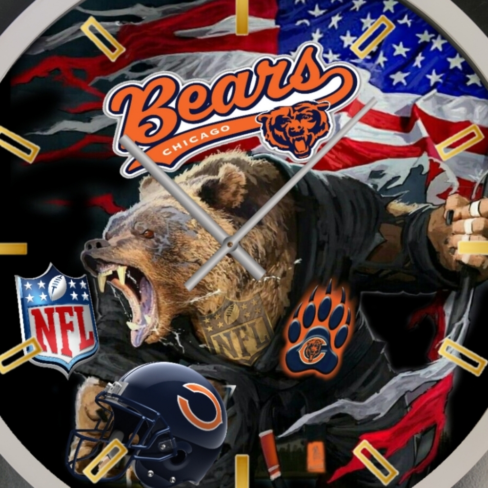 Chicago bears clock